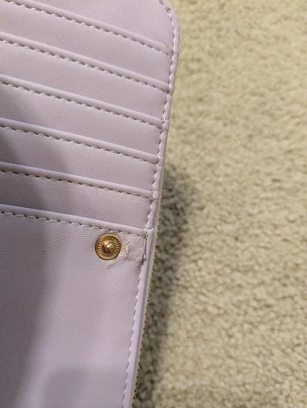 NWOT A New Day Purple Faux Leather Clutch